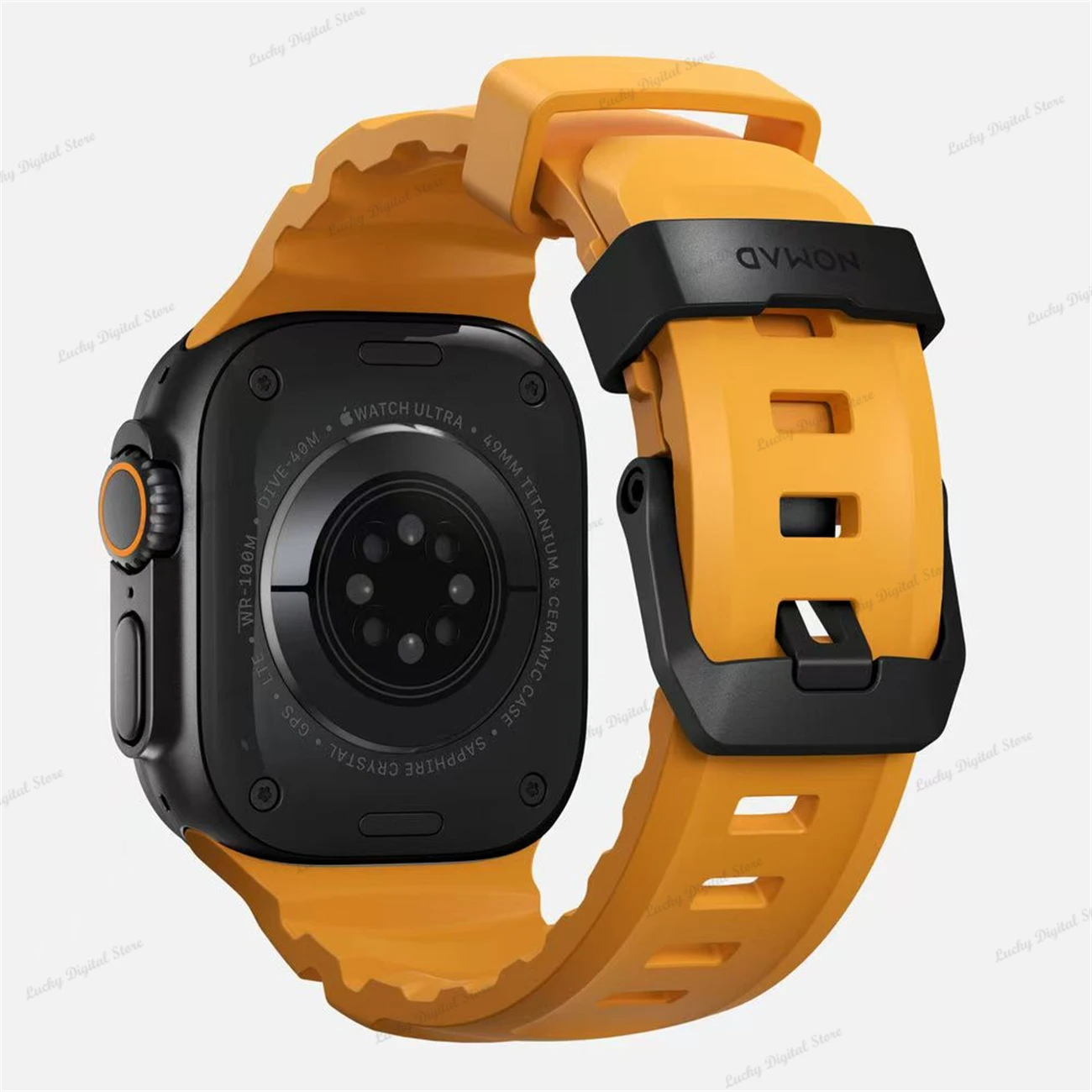 Nomade Nomad Rocky Point Band Natural Titanium Hardware FKM Fluoroelastomer