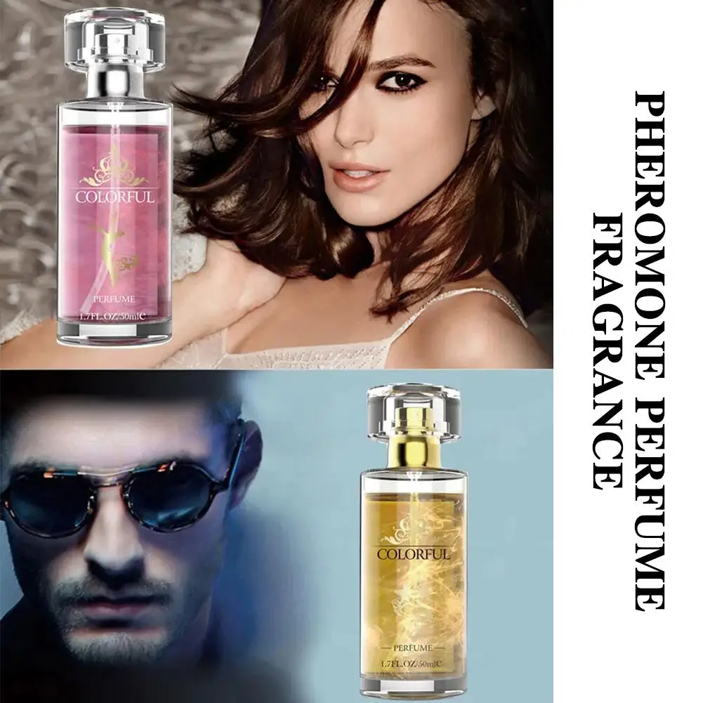 50 ml Pheromon-Parfüm, sehr attraktives Pheromon-Köln für Männer und Frauen, elegantes ätherisches Pheromonöl, Unisex-Attraktion