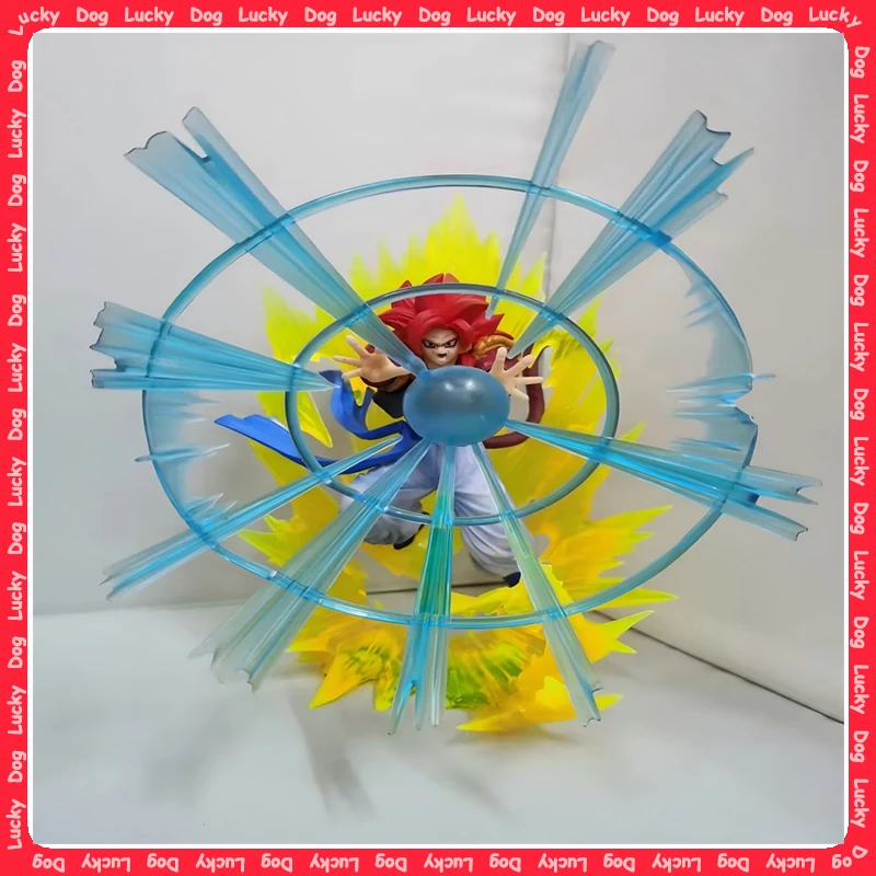 

Anime Dragon Ball Saiyan Qigong Wave Battle Gogeta Figure Scene PVC Collection Statue Model Doll Toys Gifts