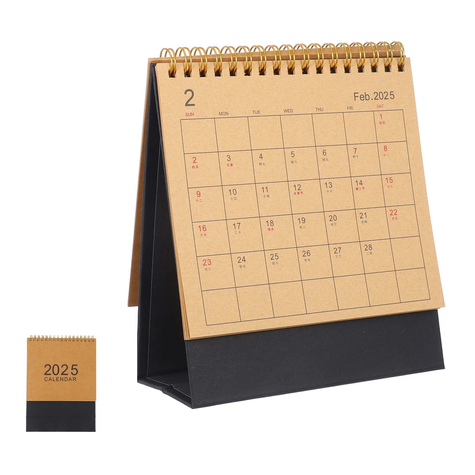 

Notebook Daily Flip Calendar 2025 Standing Desk Calendars Paper Business Small Desktop