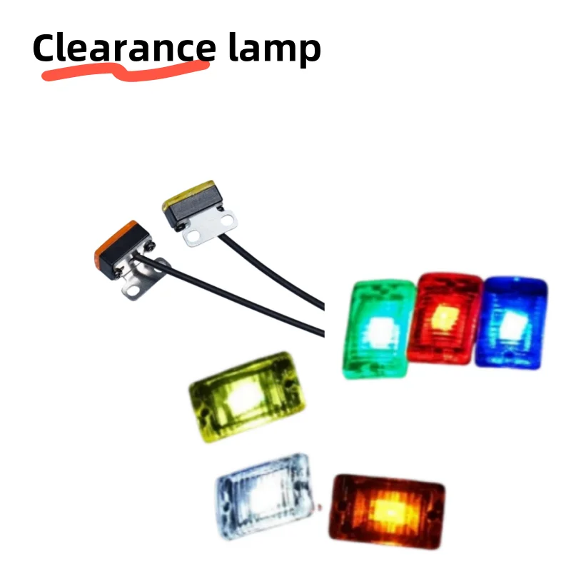 

LED 3V Position Lights Side Lamp Warning Light Decorate for 1/14 Tamiya RC Dump Truck For SCANIA 770S R620 LESU Car