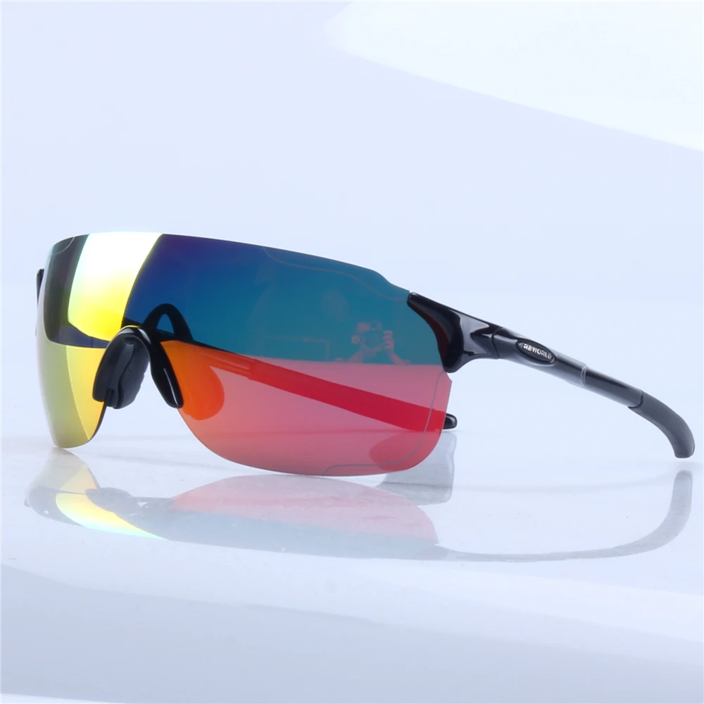 FUll red Lens TR90 Sports Polarized Cycling Glasses Men MTB Mountain Road Bike Bicycle Eyewear Sunglasses Goggles Gafas Ciclismo