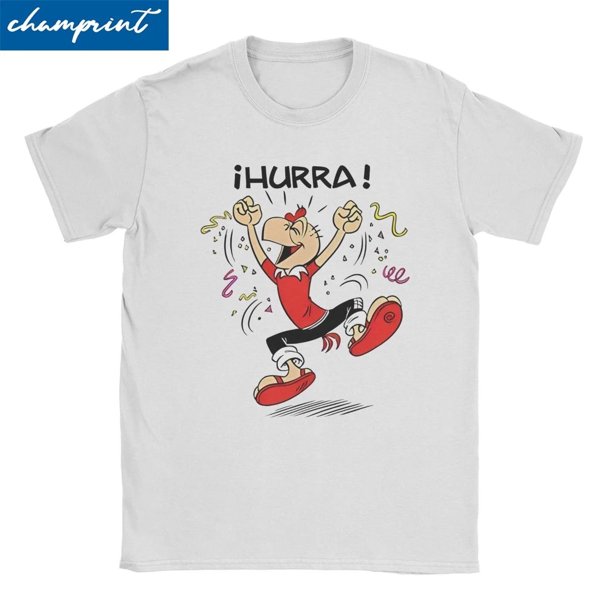 Condorito Cartoon Anime T-Shirt Men Women Crazy Cotton Tee Shirt Crew Neck Short Sleeve T Shirt Printed Clothes