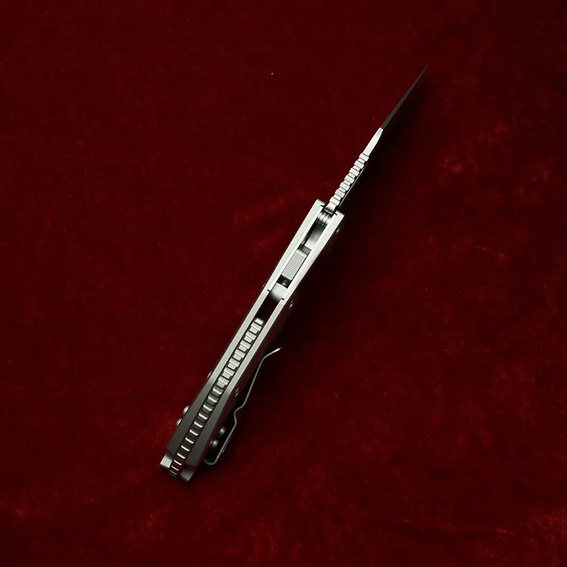 LEMIFSHE Stitch RamL cuchillo plegable táctico de titanio M390 - imagen 3
