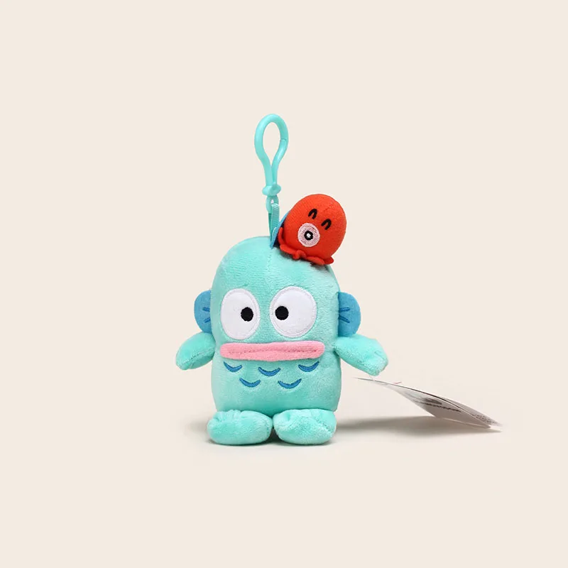 Sanrio Hangyodon porte-clés en peluche lunettes de soleil Hangyodon peluche poupée voiture pendentif étudiant sac à dos pendentif enfants cadeau