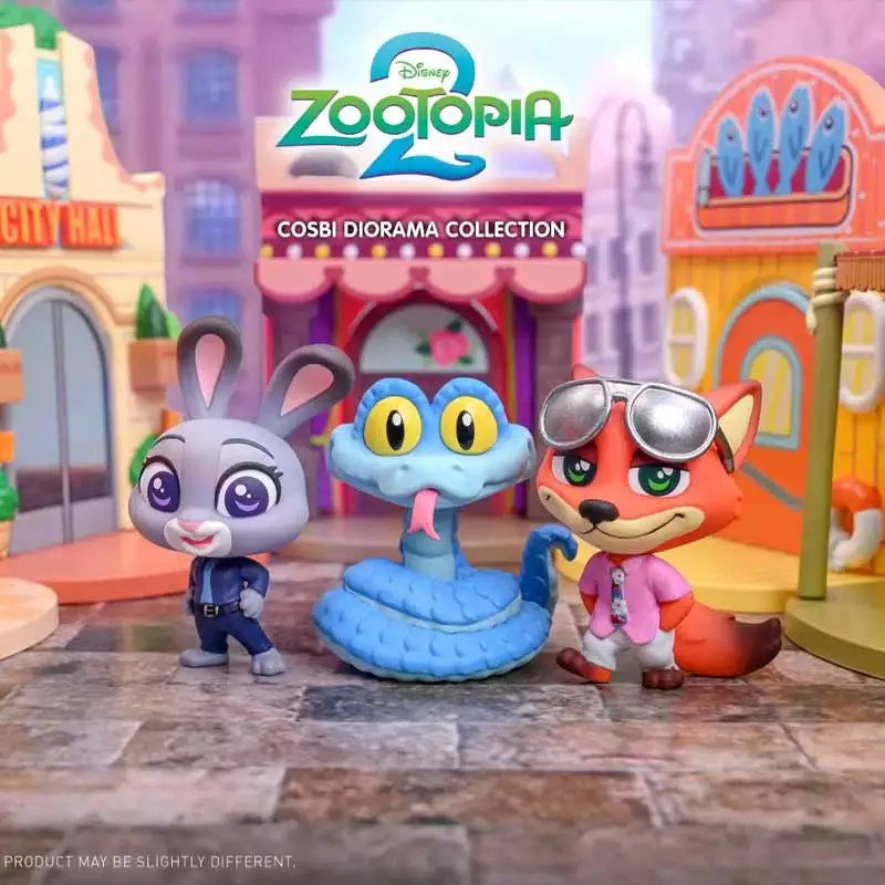 ديزني Zootopia V2 سلسلة صندوق أعمى أنيمي شخصية متعة المشهد تصميم لطيف دمية الحلي لعبة صندوق غامض مفاجأة المحيط هدية #1