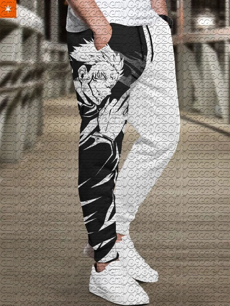 Jujutsu Kaisen Satoru Gojo 3D Print Loose Trousers Unisex Summer New Plus Size Quick Dry Anime Pants Men Women Sports Trousers