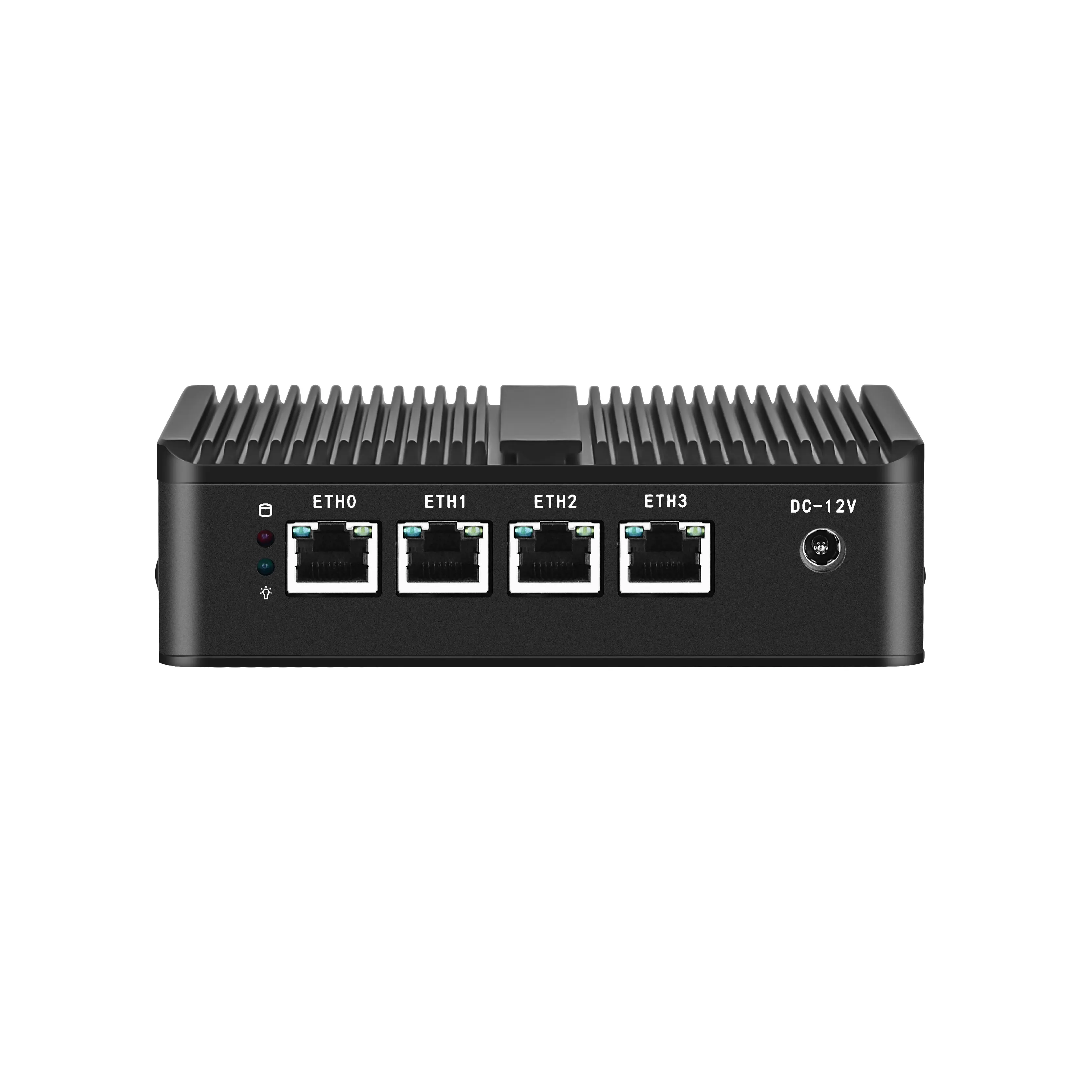 OEM 4 LAN Firewall Router Mini PCs 4 Linux Gateway Server Pfsense Opnsense Compatible Fanless Computer
