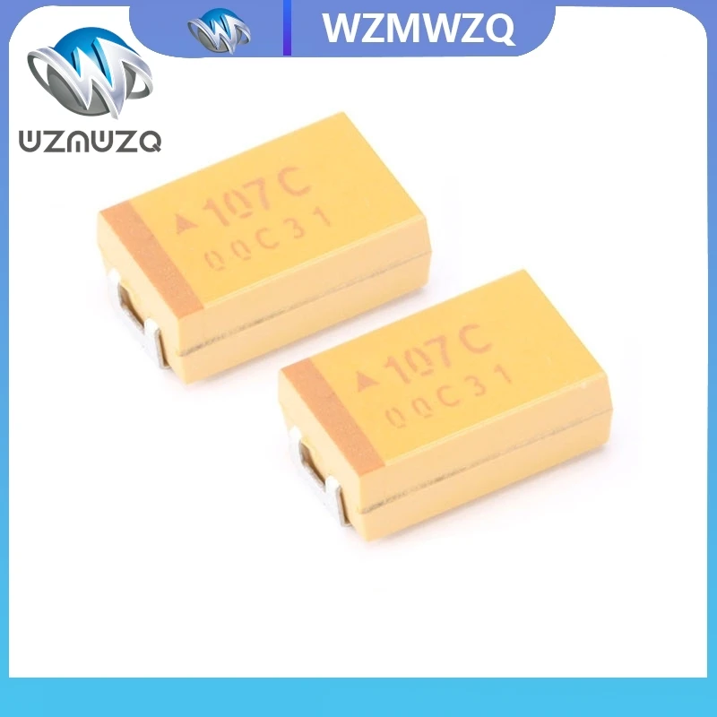 10PCS 6V 6.3V 10V 16V 25V 35V 50V 10UF 22UF 33UF 47UF 100UF 220UF 330UF 470UF D 유형 SMD 탄탈륨 커패시터