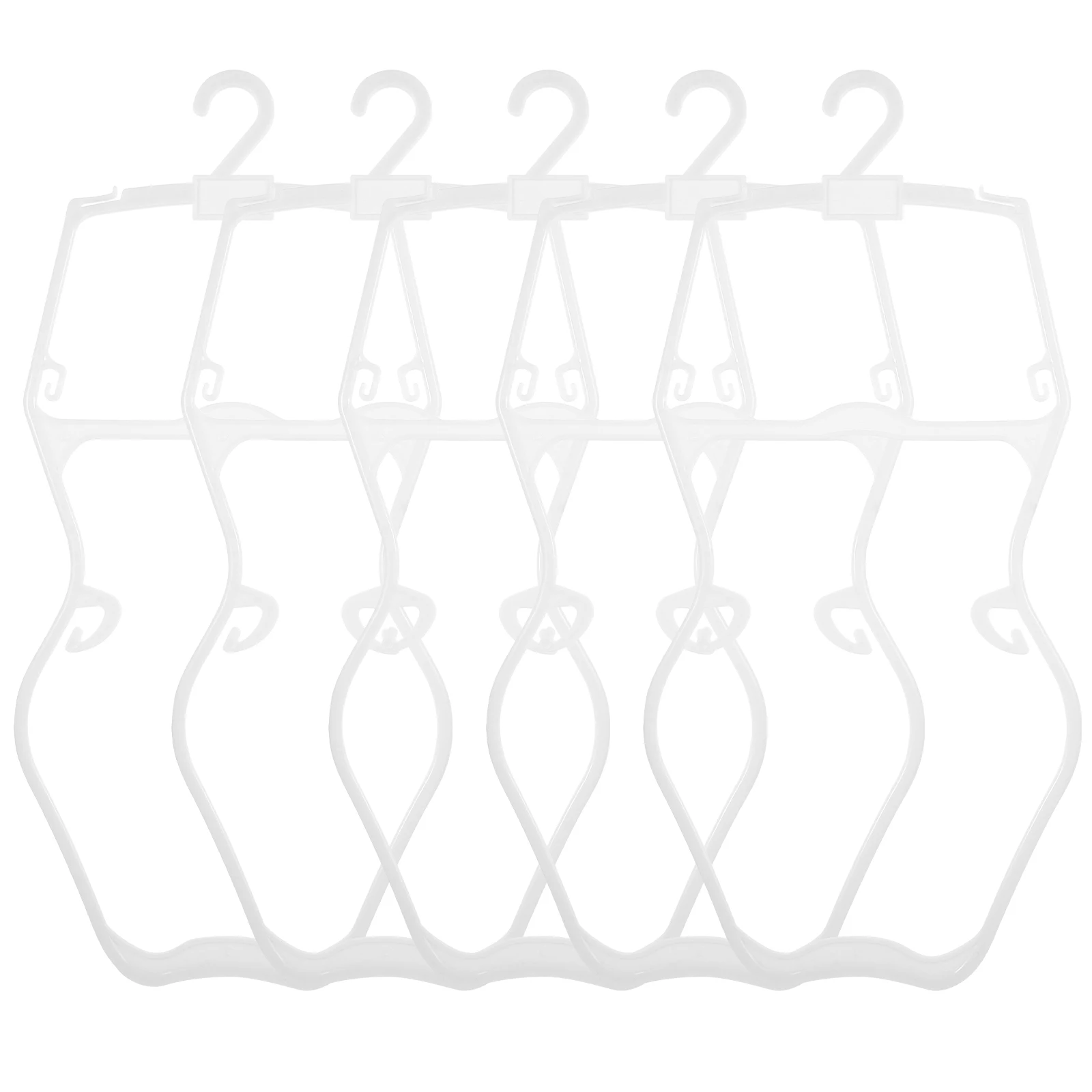 

5 pcs Swimsuit Plastic Kids Bathing Racks Toddler Swimsuit Hanger Clothing Store Display Swimwear Organizer