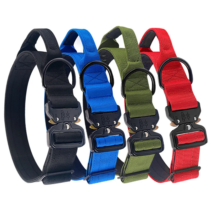 

Heavy-Duty Nylon Dog Collar for Training and Protection, Environmentally Friendly and Durable Fabric, Explosion-Proof Technology