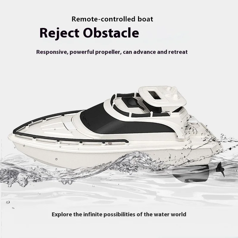 Hogesnelheid RC-bootspeelgoed voor jongens Waterdicht elektrisch mini-schipmodel Krachtig zeilschip met afstandsbediening voor waterspel voor volwassenen