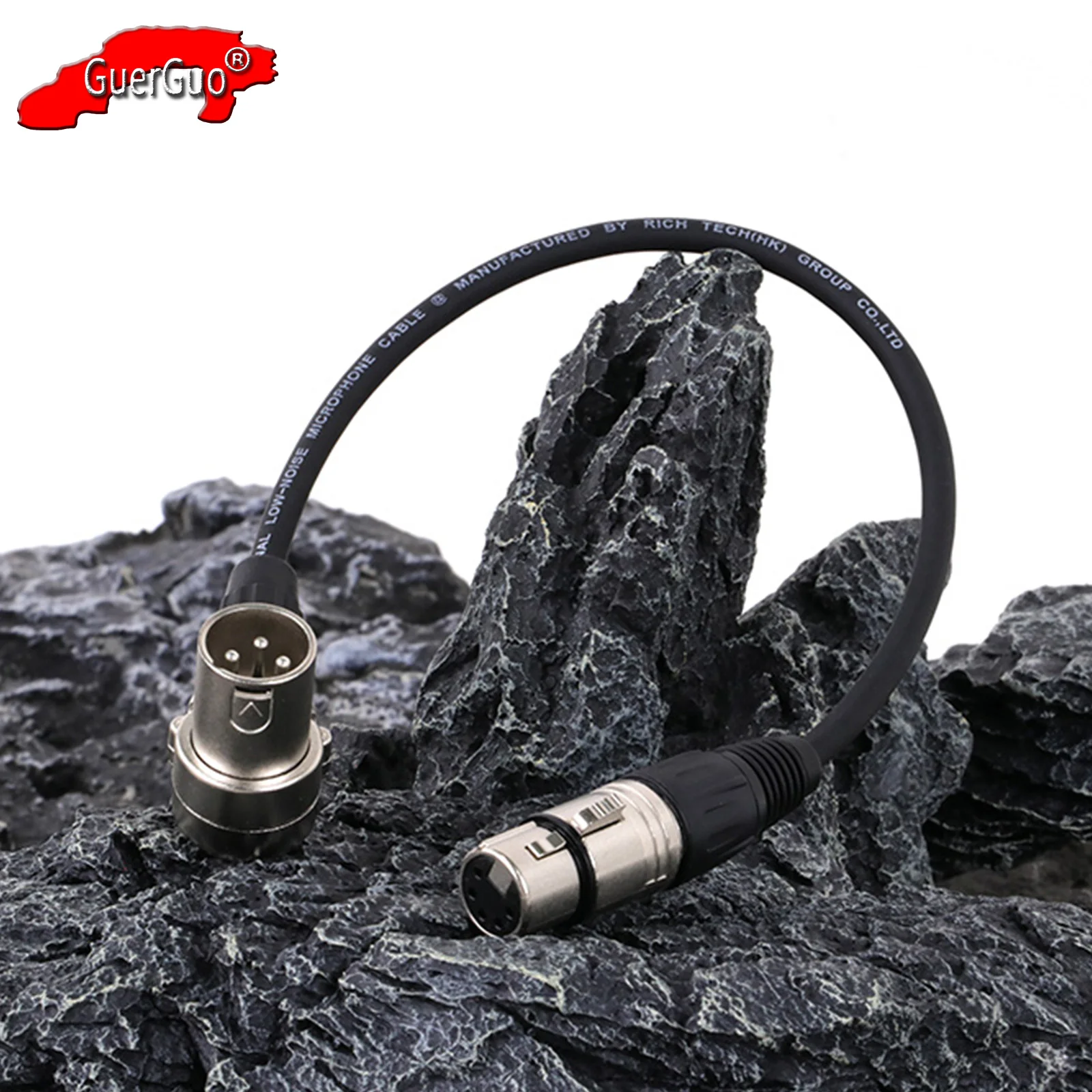 

XLR Cable Extension Cord Shielded Audio MIC Line 3Pin XLR Male to 5Pin XLR Female Adapter for Speaker Amp Mixer Stage Lighting