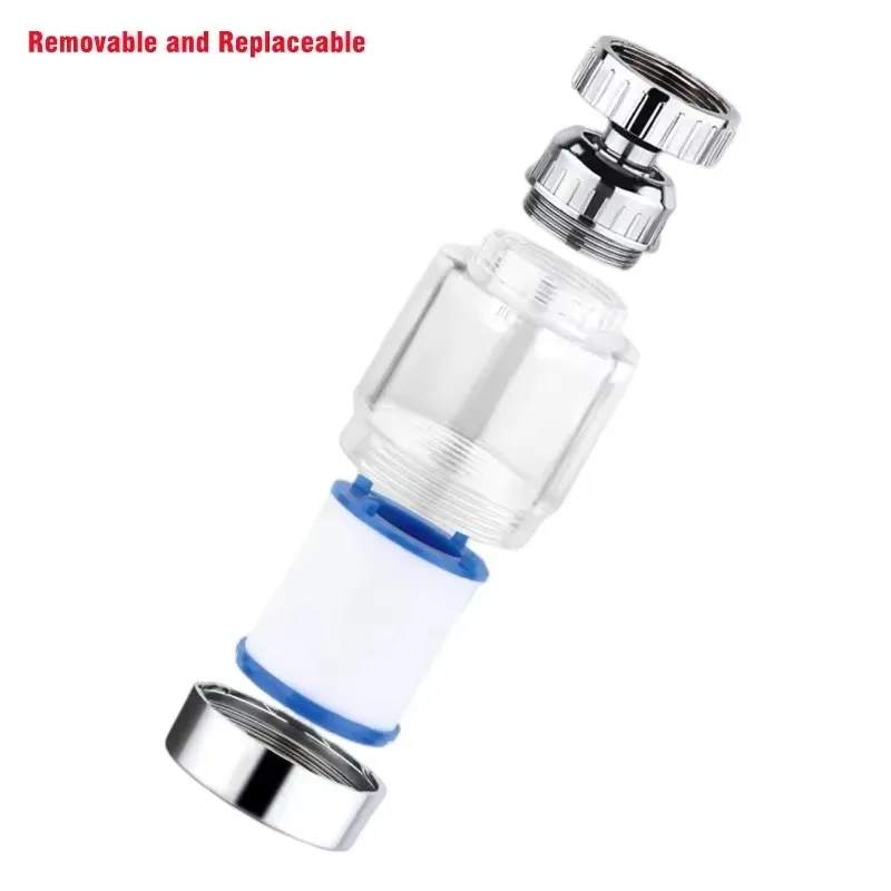 Filtro de agua para grifo de baño de revestimiento completo con desviador, metales pesados, suaviza los duchas y el purificador de agua de baño para agua dura