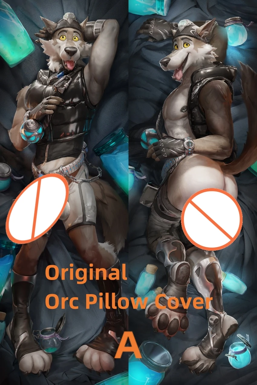 

Подушка Dakimakura в стиле аниме, оригинальные орки в виде животных, двусторонний принт в натуральную величину, наволочка для тела, подарки на заказ