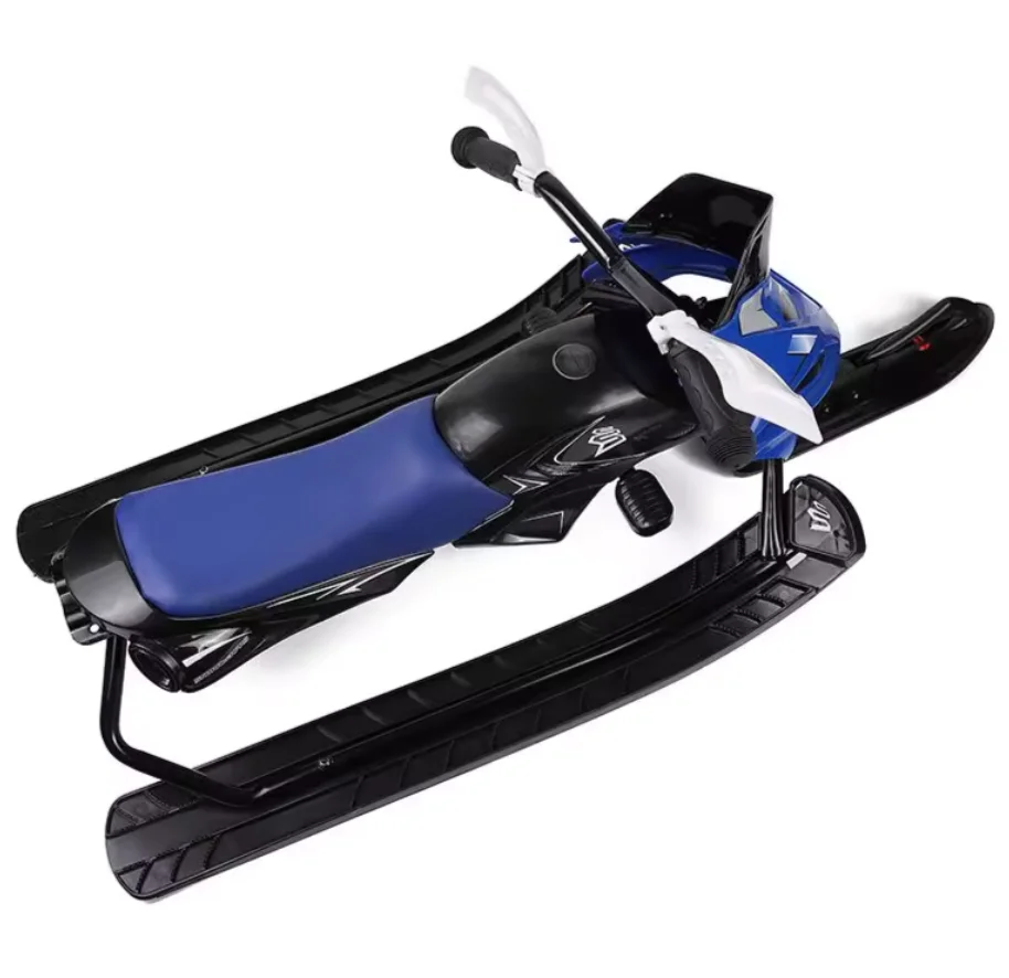 Good Quality Popular Cheap Snow Scooter With Brake Plastic Snowmobile Bike Ski For Sale Electric Snow Racer