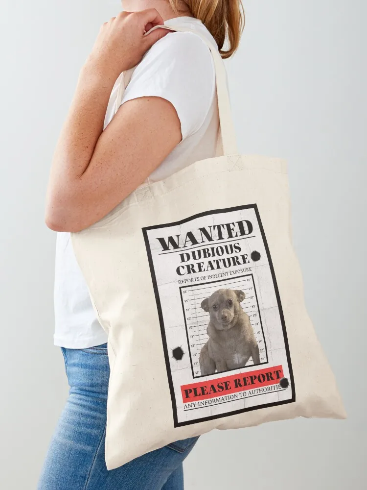 

Dubious Mouse Tote Bag Canvas shoulder bag eco bag folding Large bags for women personalized tote
