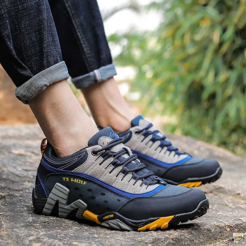 Hoge Kwaliteit Heren Trekkingschoenen Sport Outdoor Waterdichte Klimschoenen Man Sneakers Bergbeklimmen Wandelschoenen Voor Mannen Werken