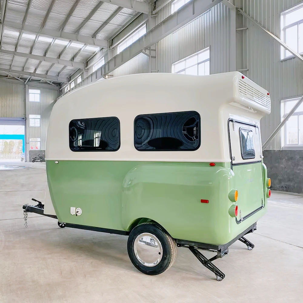 4x4 อลูมิเนียม Mini Teardrop Rv Luxury Camper ออสเตรเลีย Off Road ไมโครไฟเบอร์กลาสน้ําหนักเบาพร้อมเครื่องปรับอากาศ
