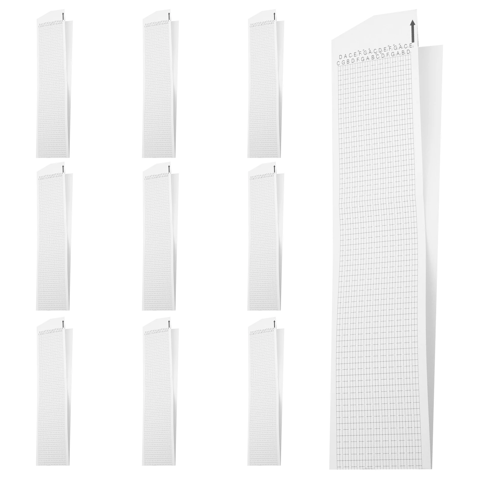 10 قطعة شرائط الورق الفارغة لصندوق تشغيل الموسيقى كرنك اليد 30 ملاحظة لتقوم بها بنفسك الشريط الملء لإنشاء أغاني مخصصة فكرة هدية اصنع الموسيقى الخاصة بك