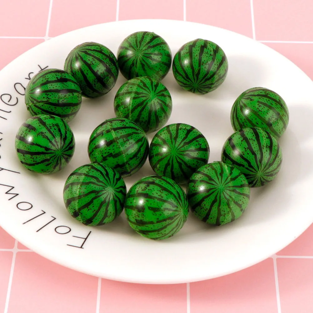 

20pcs Bouncing Ball Eco Friendly Watermelon Pattern Plastic Kids Toy Balls Educational Fun Gift Ideas