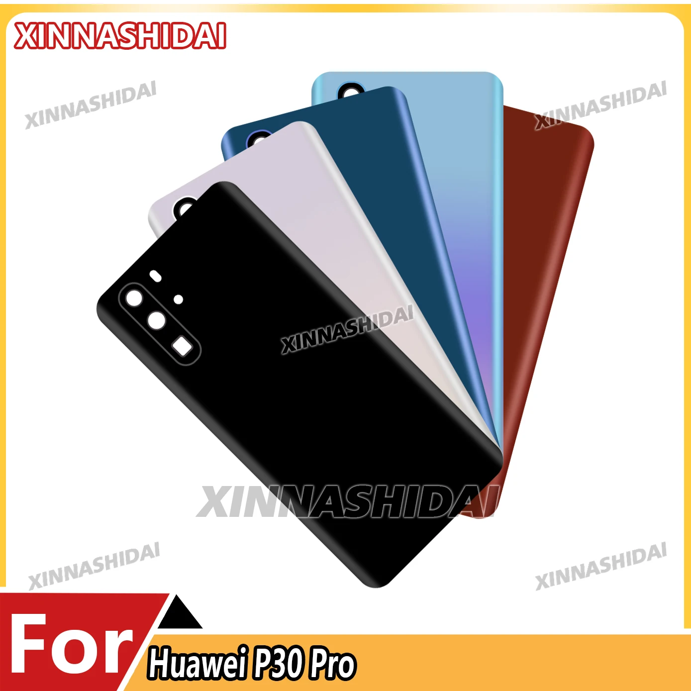 

High-Quality Back Glass Cover with Camera Lens Included - Rear Housing Case for Huawei P30 Pro New Edition