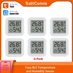 Tuya Mini Thermometer Hygrometer Temperature Humidity Sensor Bluetooth-Compatible APP Remote Control Workwith SmartLife Alexa