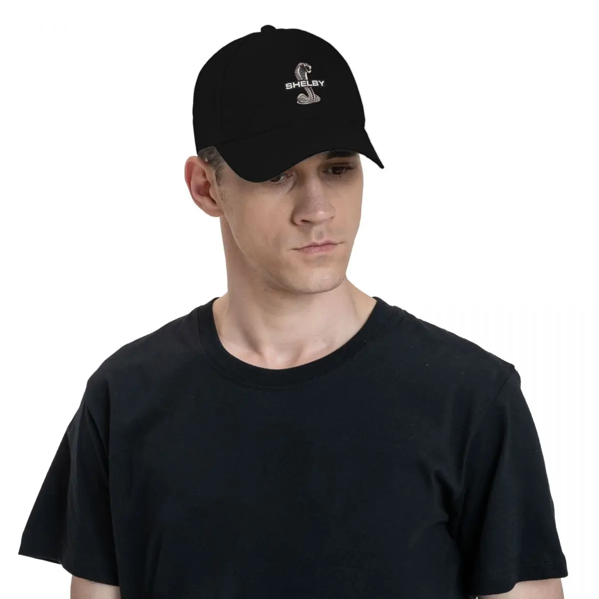 Shelby Mustang Cobra Gt500 Logo Essential Kaus Klasik Topi Bisbol Topi Antik Rave Pria Wanita