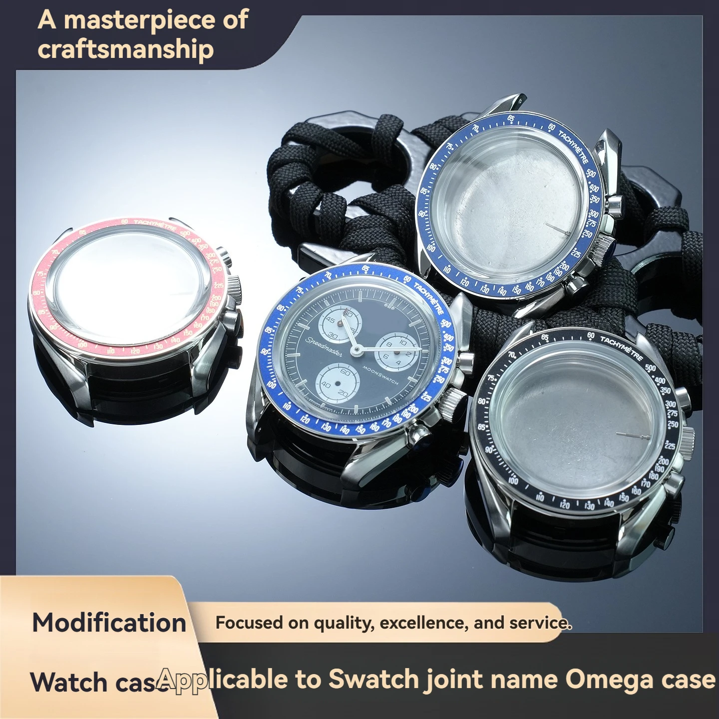 ステンレススチール製腕時計ケースカバー:スウォッチ×オメガ - Omega Watch Speedmaster のレビューと価格