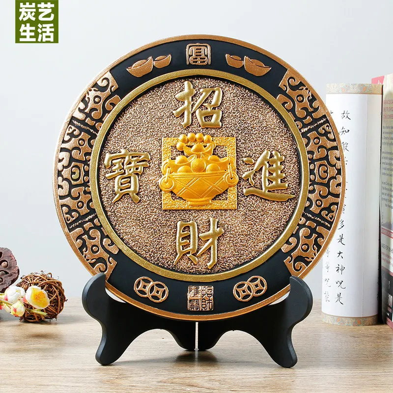 

TOP foreign business gift --office home efficacious Talisman Protection bring in wealth Auspicious FENG SHUI Sculpture ART