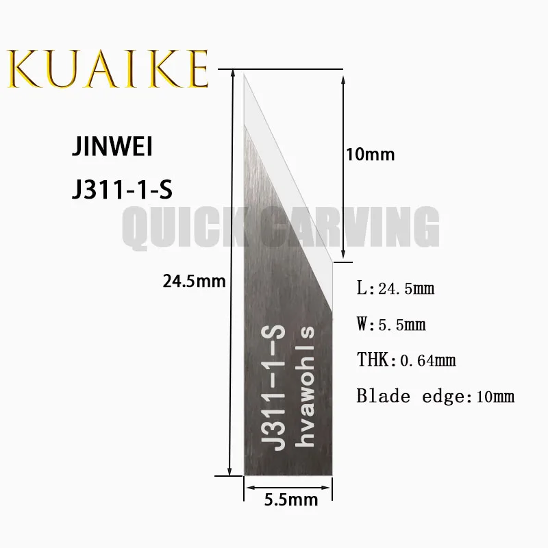 Imagem -05 - Jwei-lâmina Oscilante de Faca Vibratória Corte Cnc Jwei J310 J3111 J311-1-s J312 J314 J315 J316 J317 10 Pcs
