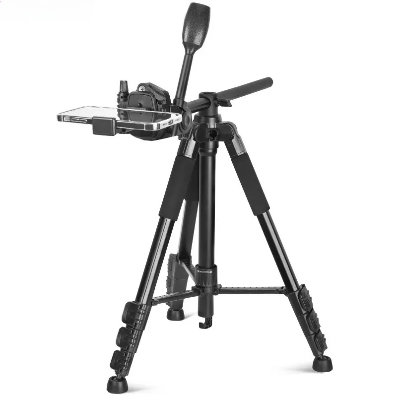 Q111H Aluminum Tripod 360° Horizontal Center Column for Overhead Video Live Streaming Stand