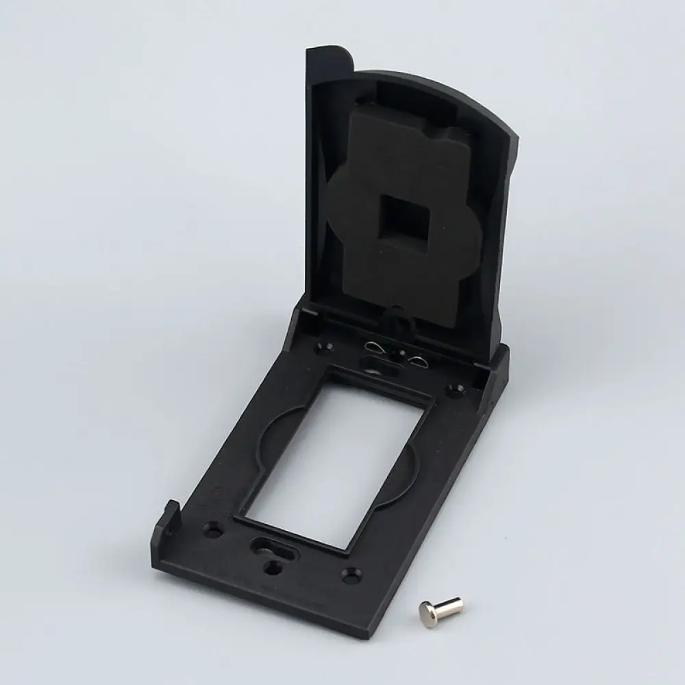 Black Decorative Protective Cover For US Wall Switch Waterproof Outlet Housing Flip Style Guard For Electrical Outlets