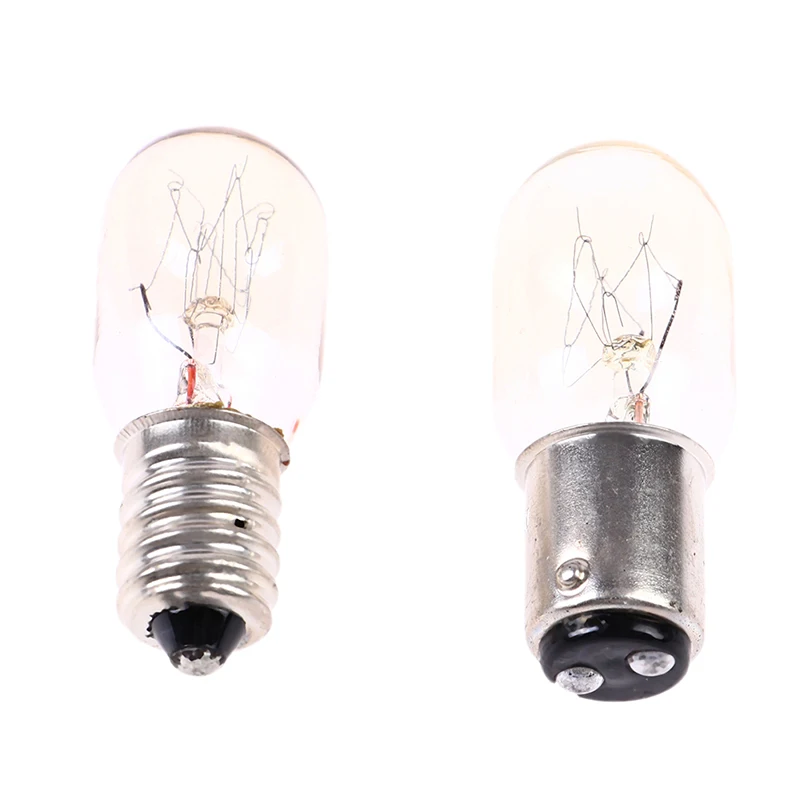 Nuovo BA15D/E14 15W 220V macchina da cucire lampadina lampada a incandescenza mais LED frigorifero lampadina sostituire le lampadine della macchina