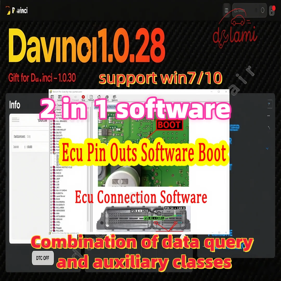 

ГОРЯЧАЯ версия 2025 года, коллекция расписаний ЭБУ Dimsport Kess V2 KTag davincis 1.0.28, программное обеспечение, поддержка работы на KESS/KTAG 3, продано