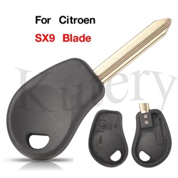 jingyuqin Replacement Transponder Chip Key Blank For Citroen Saxo Jumpy Despatch Picasso C5 C6 Berlingo With Uncut SX9 Blade