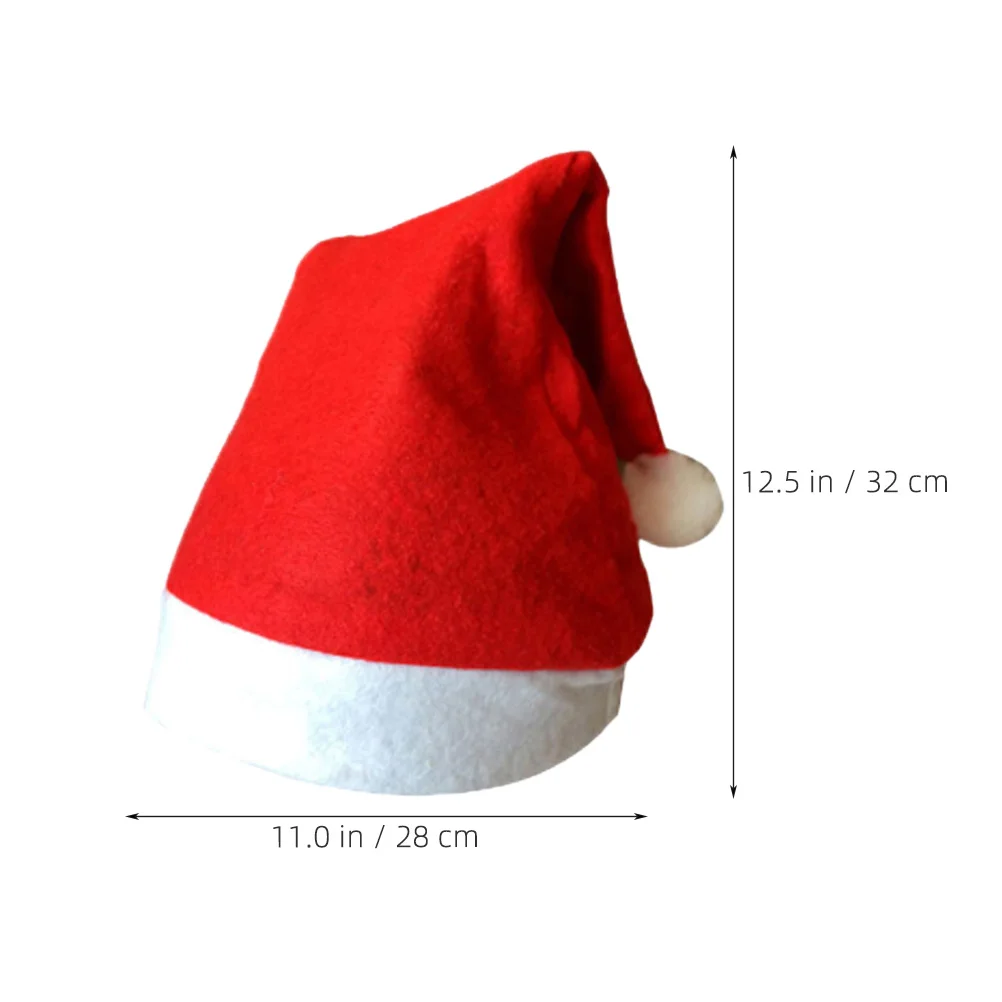 

8pcs Christmas Hats Santa Claus Holiday Event Party Props For Adults Creative Reusable Festive Warm Costume Decoration