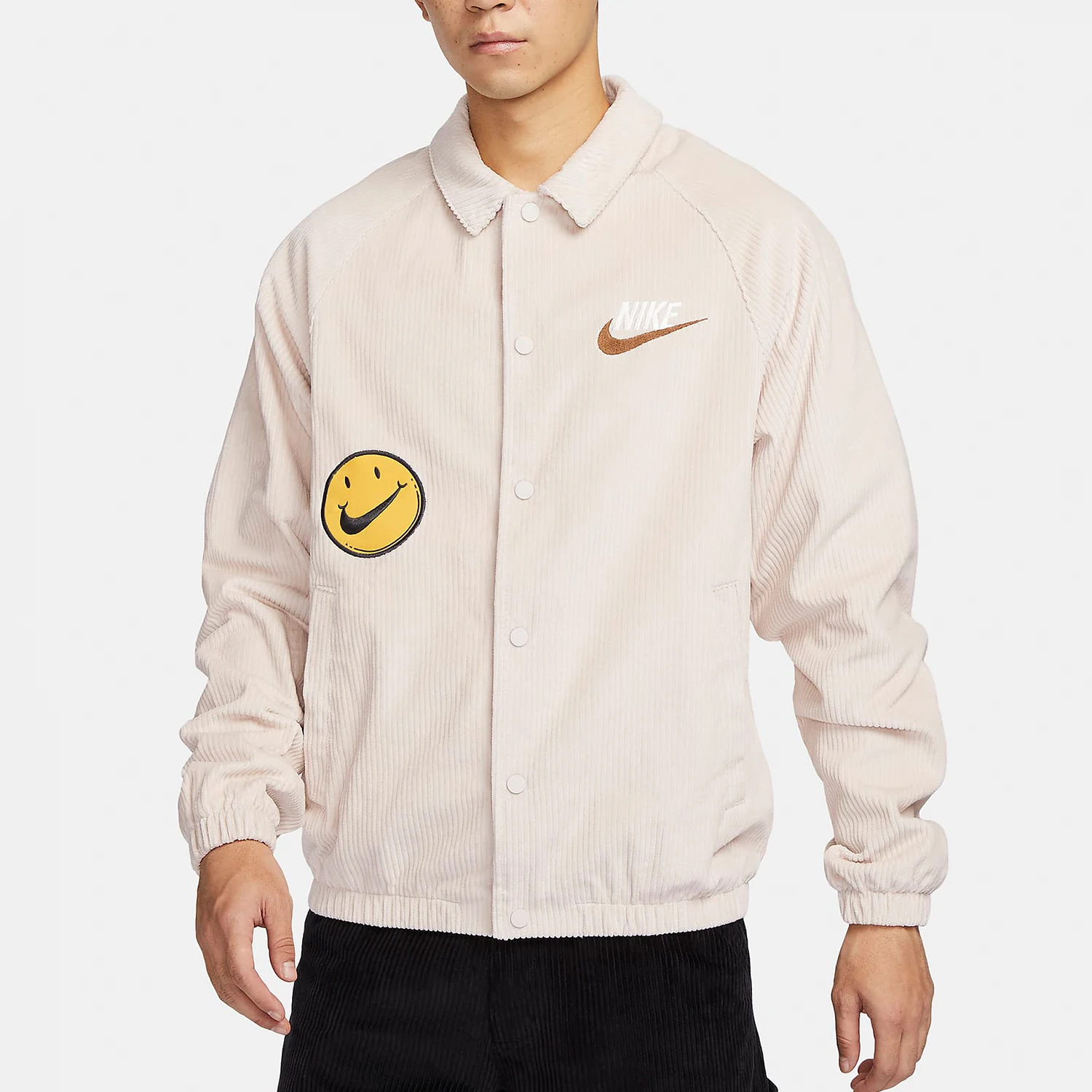 

Nike Genuine Autumn Men's Corduroy Collar Casual Jacket FZ5737-104