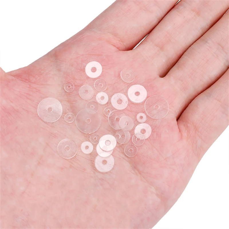 50pcs Fashions Acrylic Clear Spacer Bead for Madam Earring Bracelet Necklace DIY Craft Making Accessories