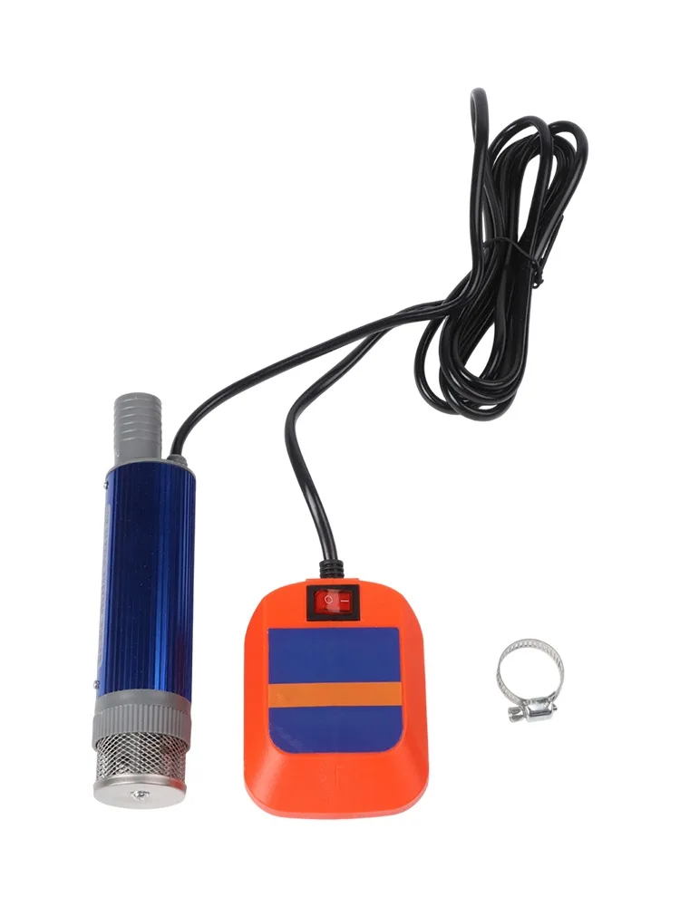 12V Cordless Pump Efficiently Transfers Diesel and Water 40 60L/min Flow Rate Compact Design with Extended Cable Length