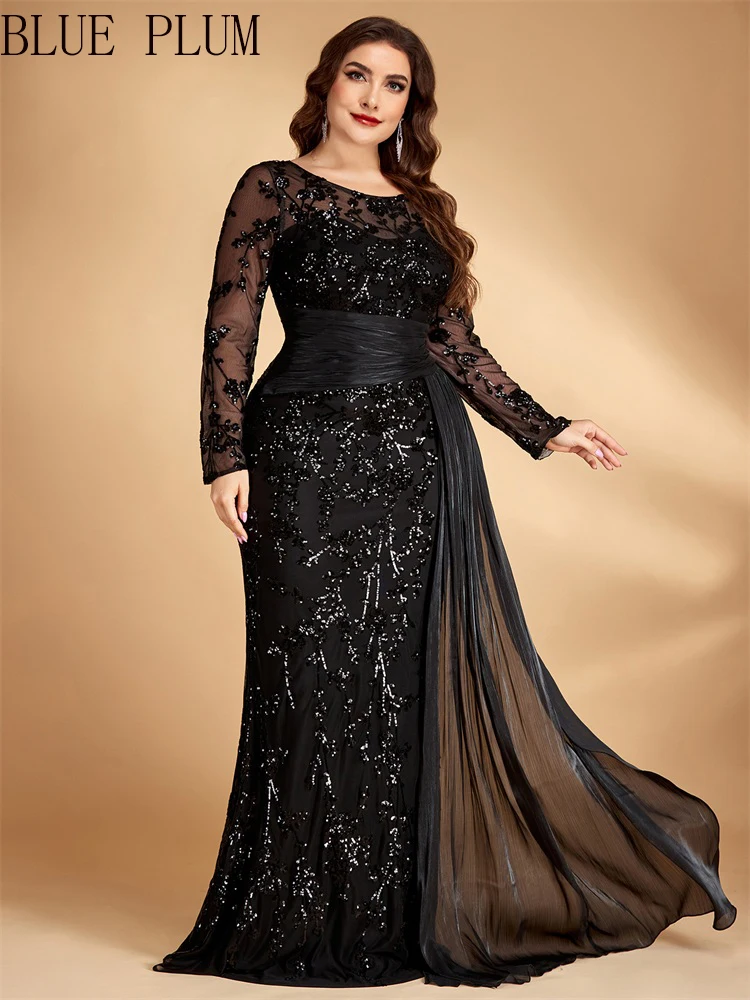 blueplum-vestido-de-noche-formal-elegante-de-talla-grande-con-mangas-largas-lentejuelas-parches-y-pliegues-de-cinta-vestido-largo-hasta-el-suelo-para-invitadas-a-fiestas