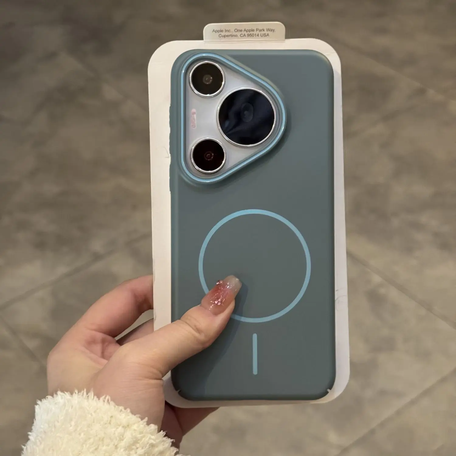 حافظة لهاتف هواوي بورا 70 الترا 70 برو جديدة رفيعة للغاية من الرمال الناعمة المغناطيسية غير اللامعة غطاء الكمبيوتر لهاتف هواوي بورا P70 برو شحن لاسلكي #4