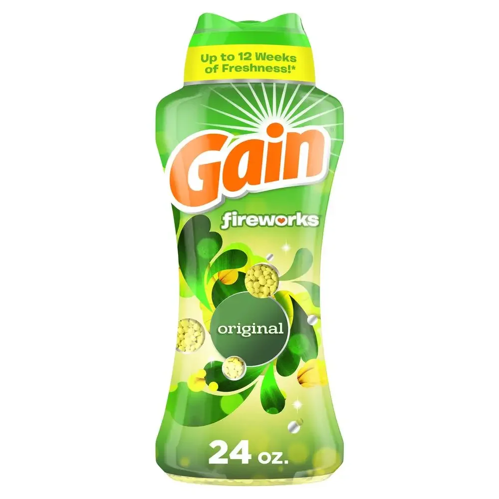 Gain ลูกปัดสำหรับซักผ้าที่มีกลิ่นหอมดั้งเดิม24ออนซ์น้ำยาล้างกลิ่นที่ใช้ได้นานน้ำหอม