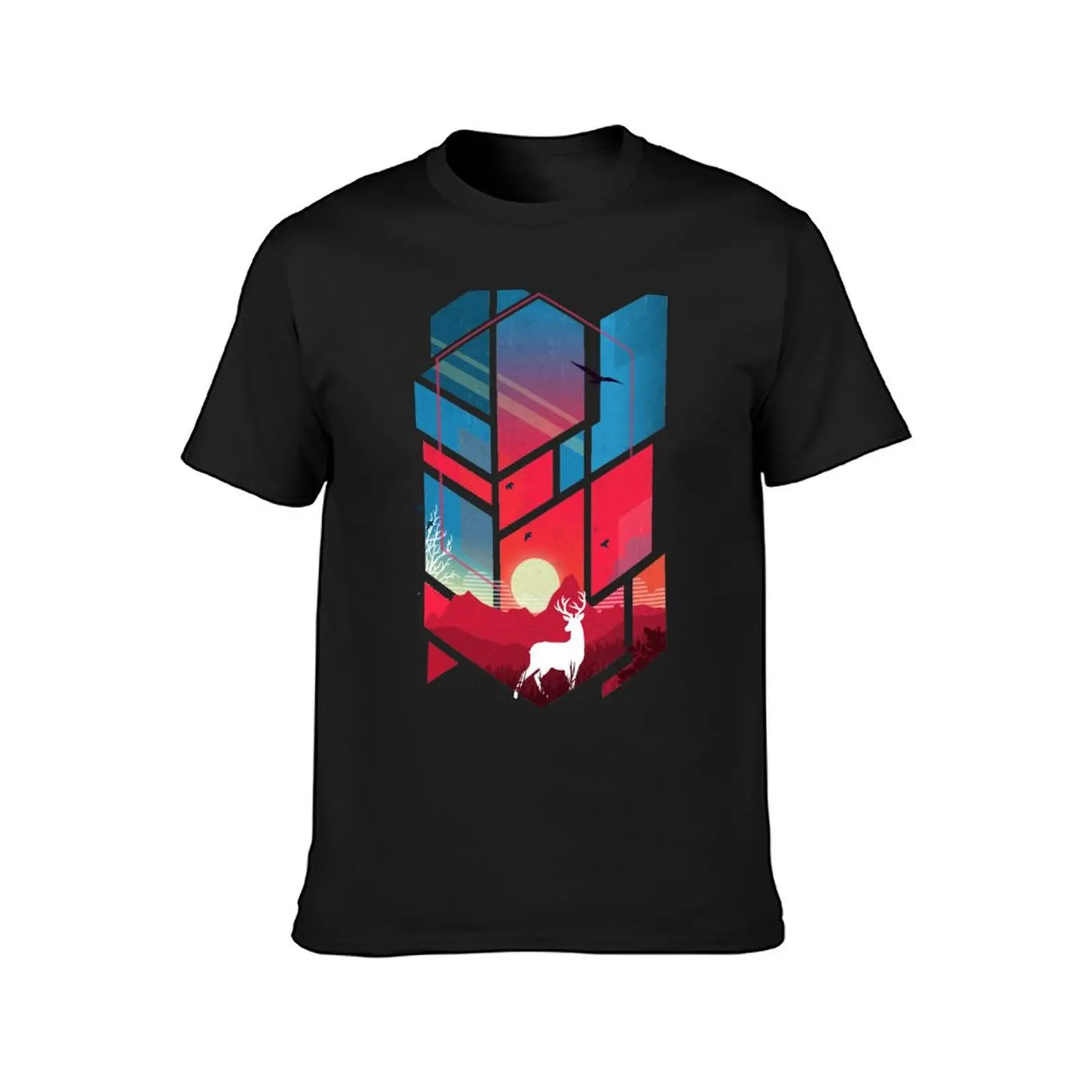 Vibrant Skies T-Shirt blacks tees Men's t shirts