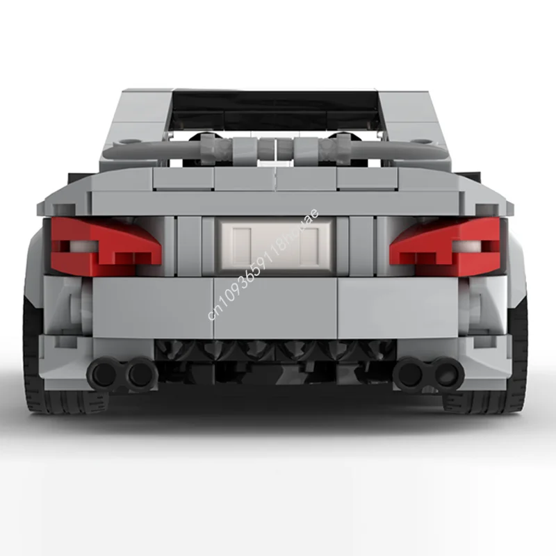 447 قطعة MOC Mercedesesed بنز CLS رمادي فاتح نموذج اللبنات العمارة تجميع هدايا عيد الميلاد فكرة لعبة التعليم الطوب #2