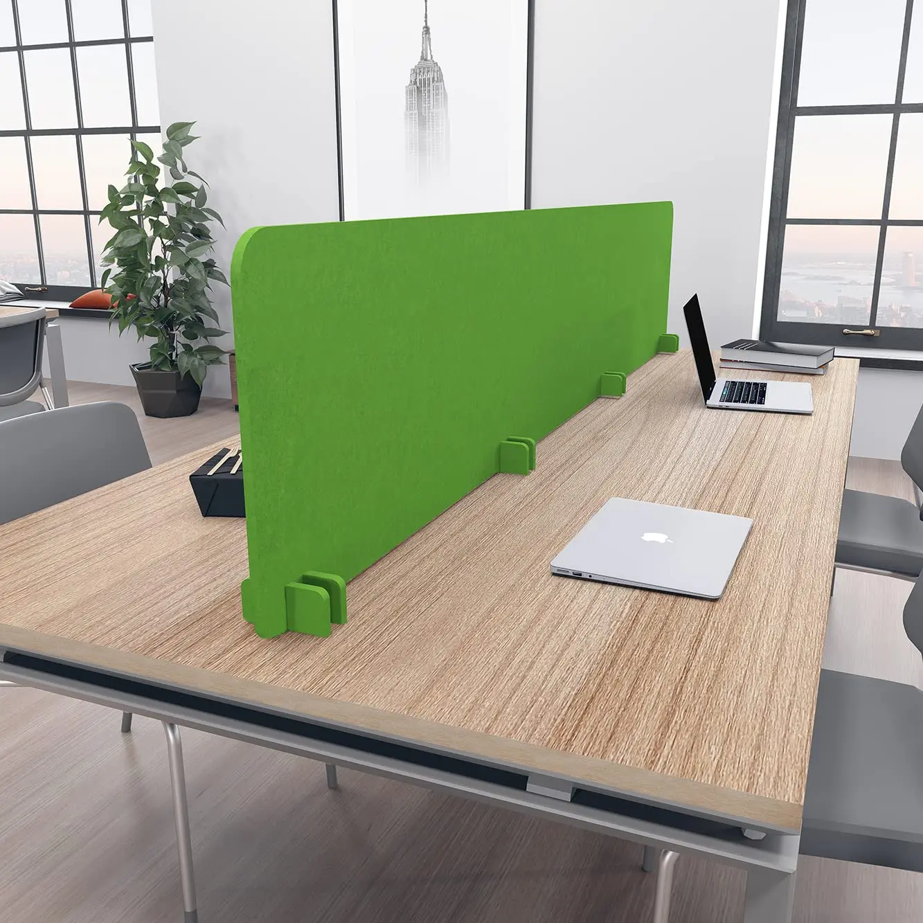 Freestanding Acoustic Desk Divider with Mount | Eco-Friendly Privacy Sn Panel | Noise Reducing Desk Partition