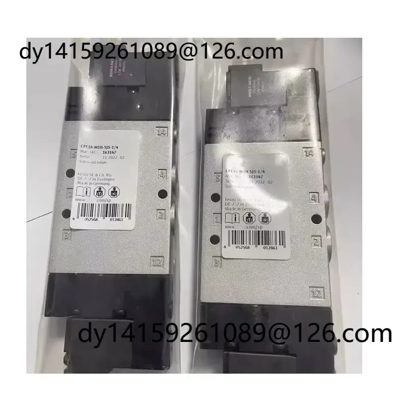 Solenoid valve CPE18-M1H-5LS-1/4 163146 CPE18-M1H-3GLS-1/4 163145 CPE18-M1H-3GL-1/4 163141 CPE18-M1H-5JS-1/4 163147