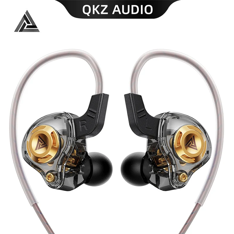 

Наушники QKZ AK6 SRS для мобильных телефонов, профессиональные динамические наушники с Hi-Fi звуком, мощными басами и проводным управлением.