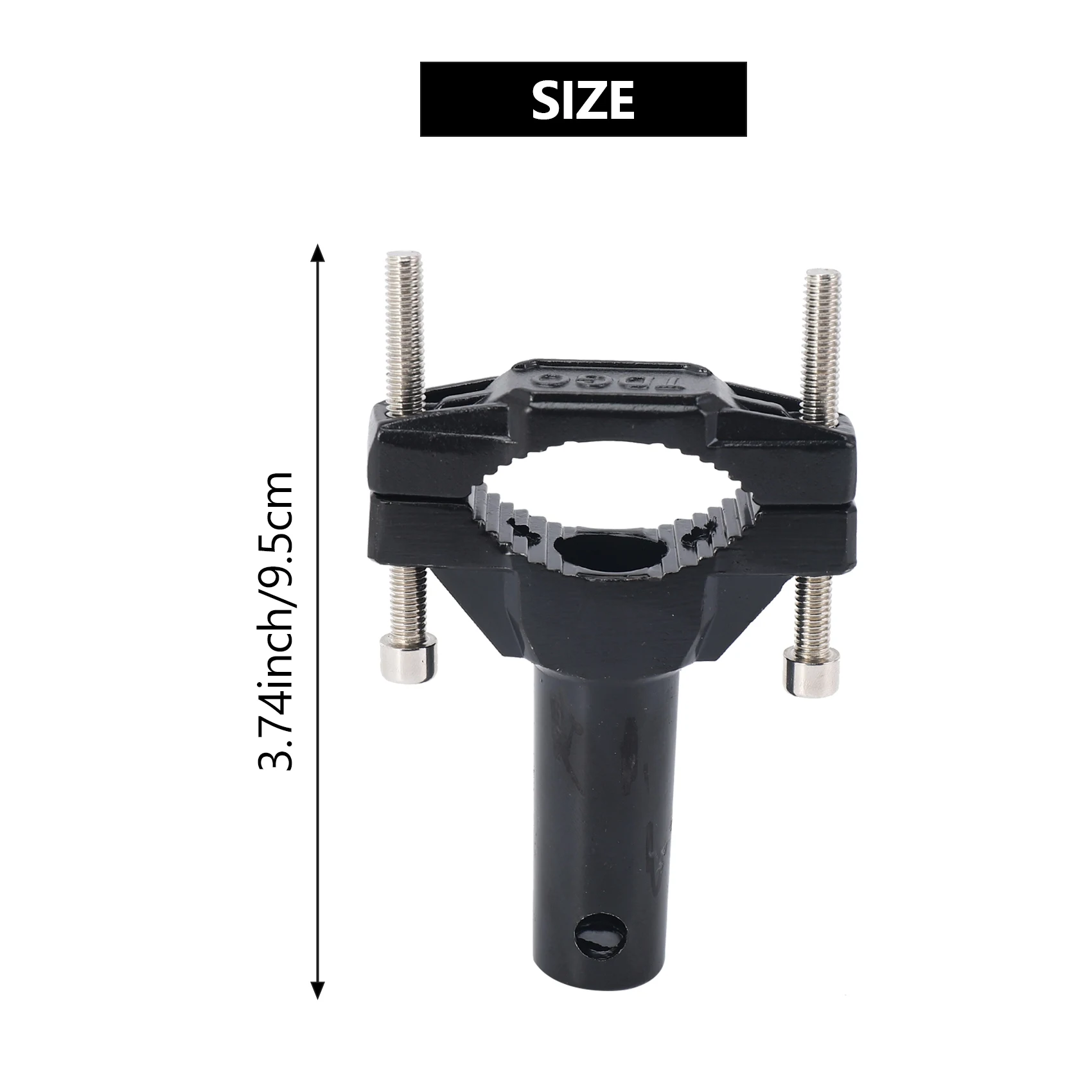

ABNF!2Pcs Universal Mount Bracket For Motorcycle Bumper Headlight Stand Spotlight Extension Pole Frame Support Bracket