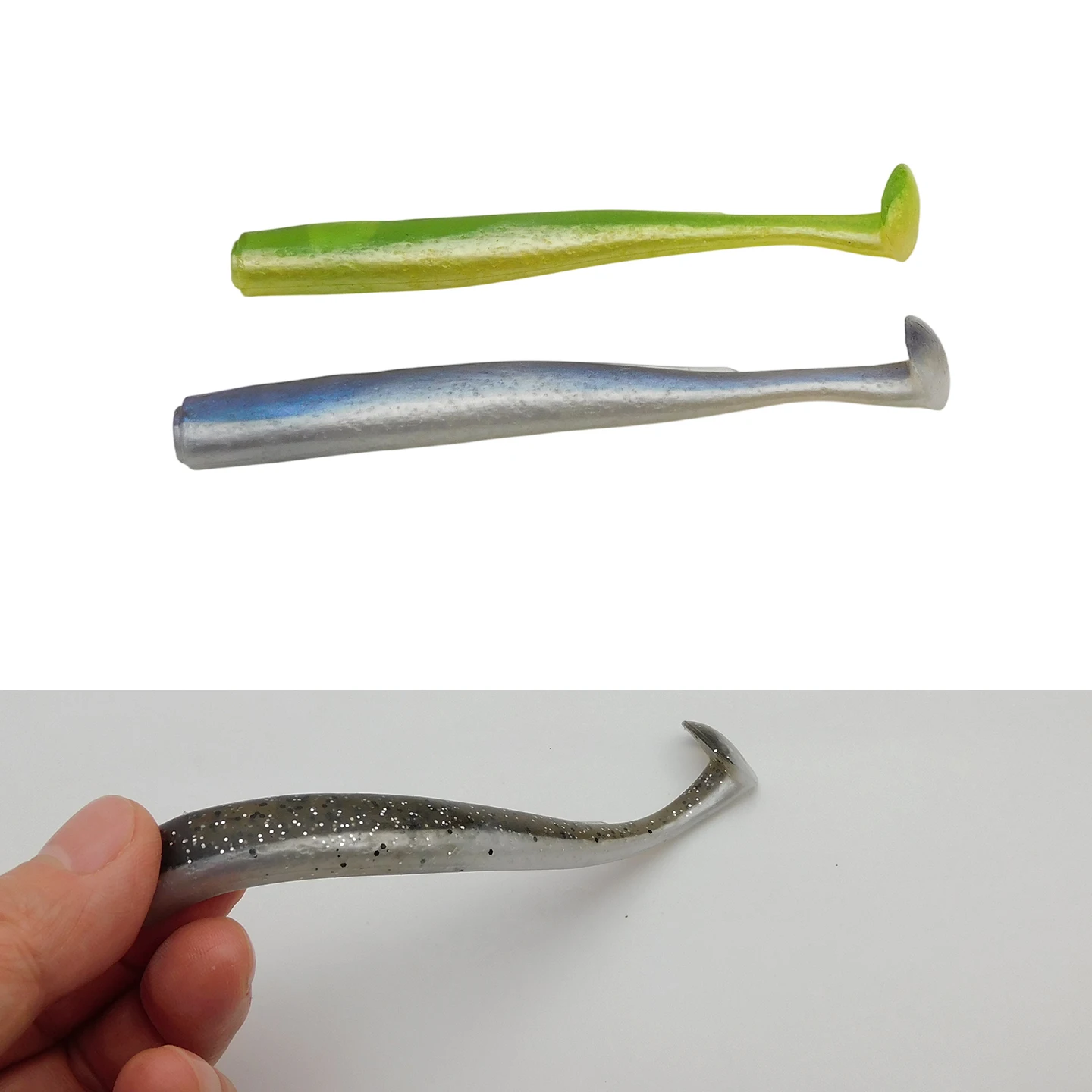 ESFISHING Weiche Angelköder Leurre Souple Crazy Paddle Tail 150mm Swimbait Lebensecht für Hecht Barsch Forelle Pescas – Detail 7
